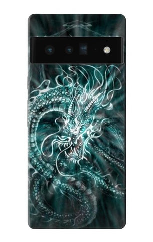 Google Pixel 6 Pro Hard Case Digital Chinese Dragon