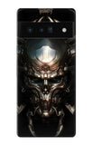 Google Pixel 6 Pro Hard Case Hardcore Insanity Metal Skull