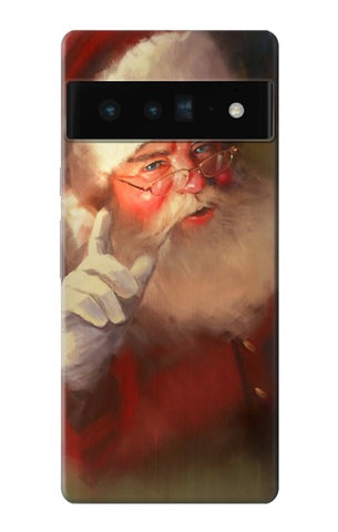 Google Pixel 6 Pro Hard Case Xmas Santa Claus