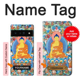 Google Pixel 6 Pro Hard Case Buddha Paint with custom name