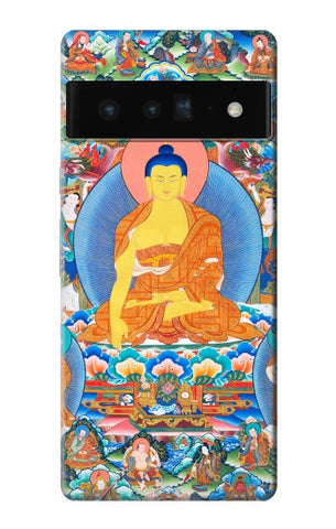 Google Pixel 6 Pro Hard Case Buddha Paint