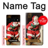 Google Pixel 6 Pro Hard Case Santa Claus Merry Xmas with custom name