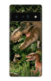 Google Pixel 6 Pro Hard Case Trex Raptor Dinosaur
