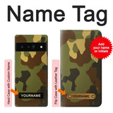 Google Pixel 6 Pro Hard Case Camo Camouflage Graphic Printed with custom name