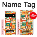 Google Pixel 6 Pro Hard Case Western Pattern with custom name