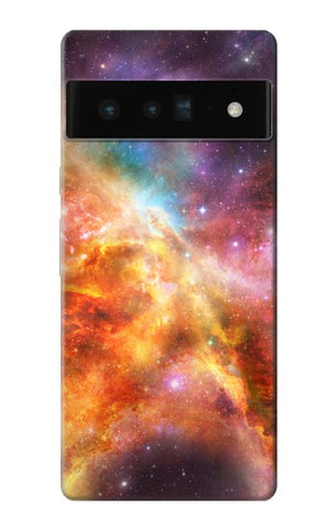 Google Pixel 6 Pro Hard Case Nebula Rainbow Space