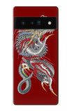 Google Pixel 6 Pro Hard Case Yakuza Dragon Tattoo