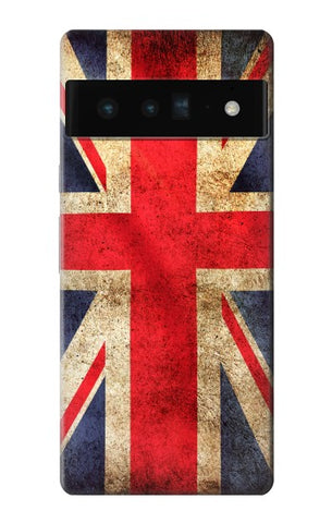 Google Pixel 6 Pro Hard Case British UK Vintage Flag