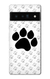 Google Pixel 6 Pro Hard Case Paw Foot Print