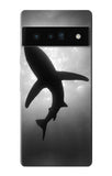 Google Pixel 6 Pro Hard Case Shark Monochrome