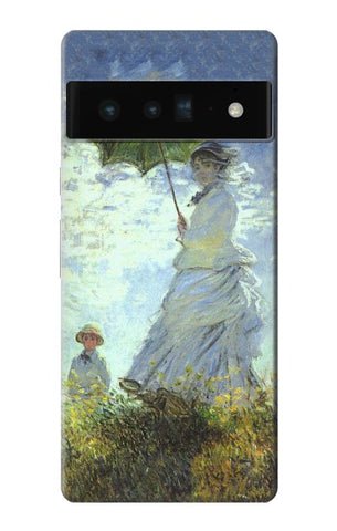 Google Pixel 6 Pro Hard Case Claude Monet Woman with a Parasol