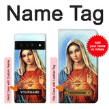 Google Pixel 6 Pro Hard Case The Virgin Mary Santa Maria with custom name