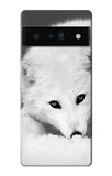 Google Pixel 6 Pro Hard Case White Arctic Fox