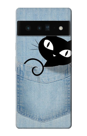 Google Pixel 6 Pro Hard Case Pocket Cat
