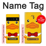 Google Pixel 6 Pro Hard Case Yellow Duck with custom name