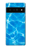 Google Pixel 6 Pro Hard Case Blue Water Swimming Pool