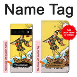 Google Pixel 6 Pro Hard Case Tarot Card The Fool with custom name