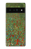 Google Pixel 6 Pro Hard Case Gustav Klimt Poppy Field