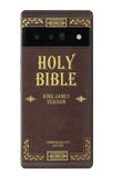 Google Pixel 6 Pro Hard Case Holy Bible Cover King James Version