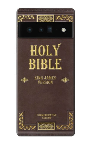 Google Pixel 6 Pro Hard Case Holy Bible Cover King James Version