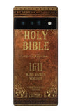 Google Pixel 6 Pro Hard Case Holy Bible 1611 King James Version