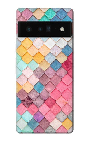 Google Pixel 6 Pro Hard Case Candy Minimal Pastel Colors