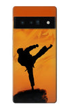 Google Pixel 6 Pro Hard Case Kung Fu Karate Fighter