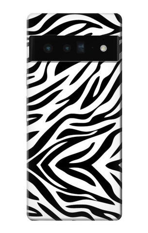 Google Pixel 6 Pro Hard Case Zebra Skin Texture