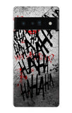 Google Pixel 6 Pro Hard Case Joker Hahaha Blood Splash