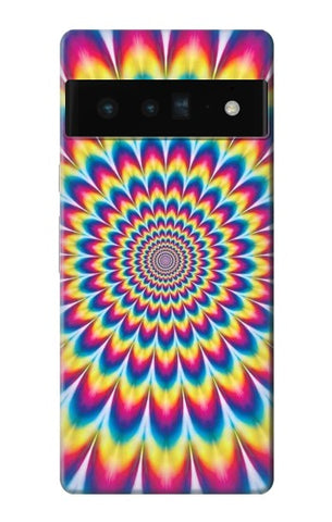 Google Pixel 6 Pro Hard Case Colorful Psychedelic