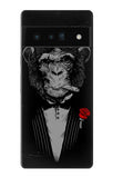 Google Pixel 6 Pro Hard Case Funny Monkey God Father