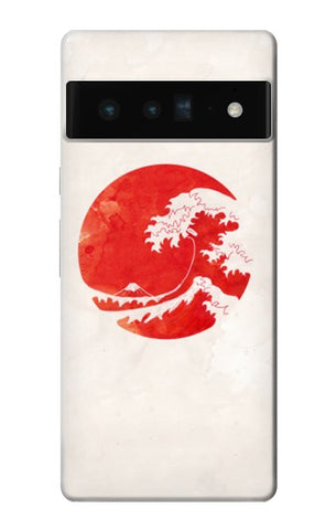 Google Pixel 6 Pro Hard Case Waves Japan Flag