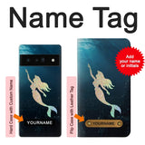 Google Pixel 6 Pro Hard Case Mermaid Undersea with custom name