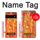 Google Pixel 6 Pro Hard Case Gustav Klimt Medicine with custom name