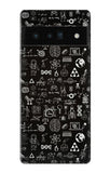 Google Pixel 6 Pro Hard Case Blackboard Science