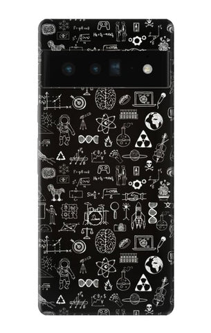 Google Pixel 6 Pro Hard Case Blackboard Science