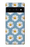 Google Pixel 6 Pro Hard Case Floral Daisy