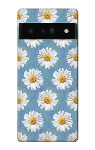 Google Pixel 6 Pro Hard Case Floral Daisy