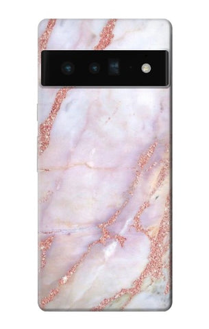 Google Pixel 6 Pro Hard Case Soft Pink Marble Graphic Print