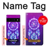 Google Pixel 6 Pro Hard Case Cute Galaxy Dream Catcher with custom name