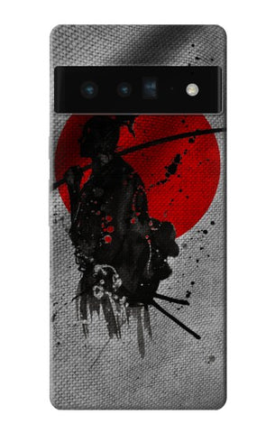 Google Pixel 6 Pro Hard Case Japan Flag Samurai