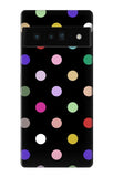Google Pixel 6 Pro Hard Case Colorful Polka Dot