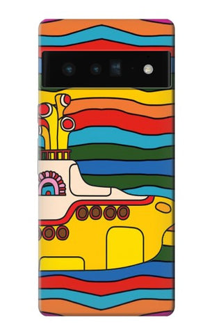Google Pixel 6 Pro Hard Case Hippie Yellow Submarine