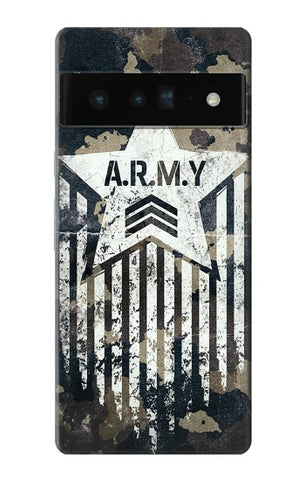 Google Pixel 6 Pro Hard Case Army Camo Camouflage