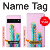 Google Pixel 6 Pro Hard Case Cactus with custom name