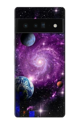 Google Pixel 6 Pro Hard Case Galaxy Outer Space Planet