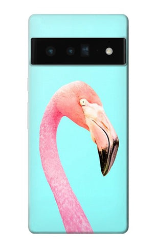 Google Pixel 6 Pro Hard Case Pink Flamingo