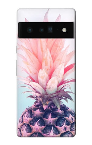 Google Pixel 6 Pro Hard Case Pink Pineapple