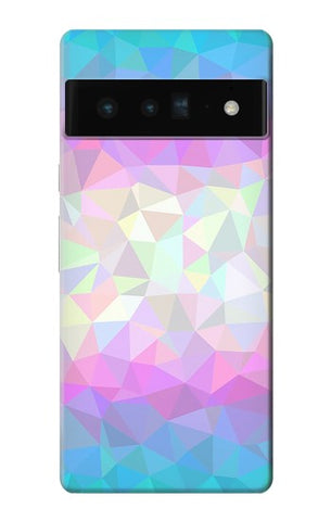 Google Pixel 6 Pro Hard Case Trans Flag Polygon