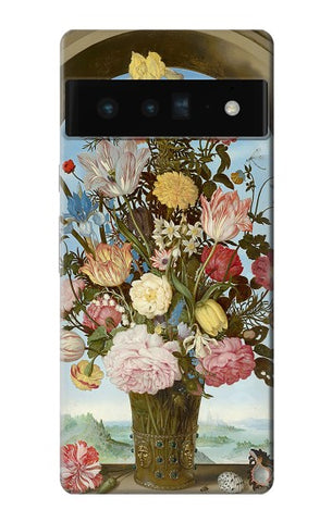 Google Pixel 6 Pro Hard Case Vase of Flowers